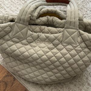 MZ Wallace Quilted Beige Tote